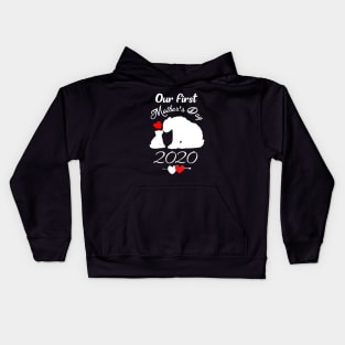 Our first mothers day bear 2020-mothers day gift Kids Hoodie